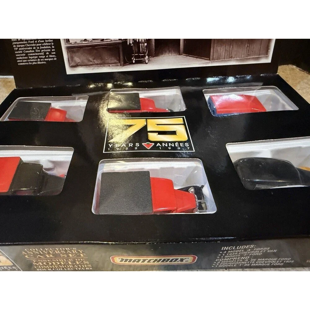 Matchbox Canadian Tire 75th Anniversary Car Set 6 Diecast Vehicles Sealed